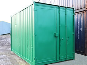 Shipping Container Conversions 24ft x 20ft garage CS74638, Case Studies, Garages