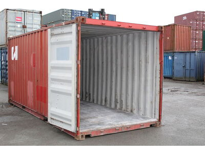 Second Hand 20ft Shipping Containers 20ft Container S2 Doors click to zoom image