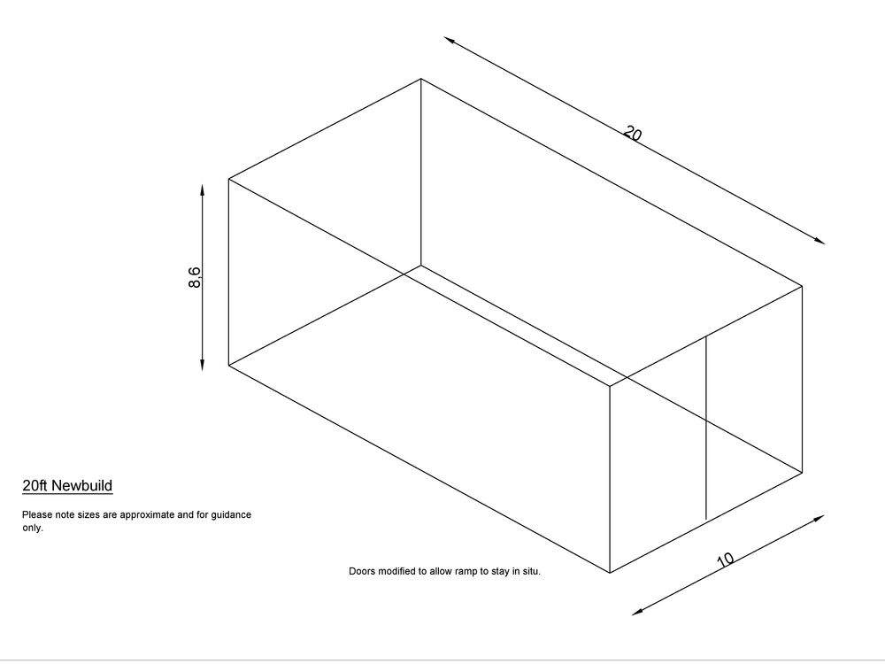 Shipping Container Conversions 10ft wide container CS67290 | | Case ...