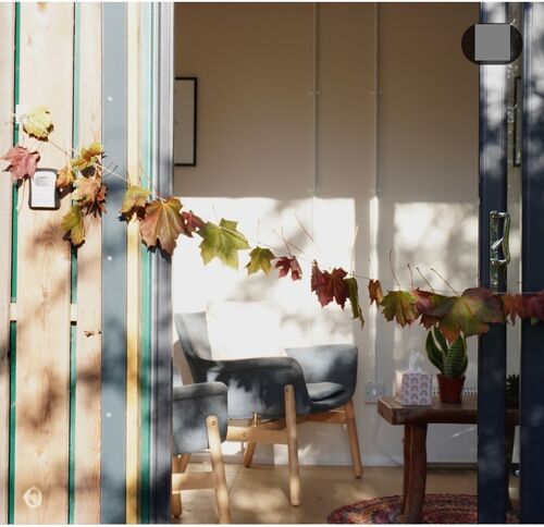 therapy space shipping container