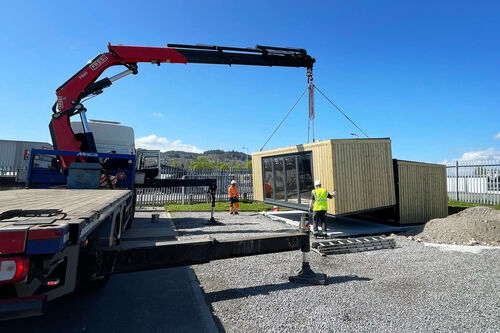 new build container bike hub