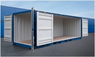 20' OPEN SIDE SHIPPING CONTAINER FOR SALE 