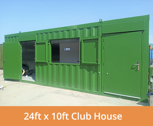 12ft wide clubhouse