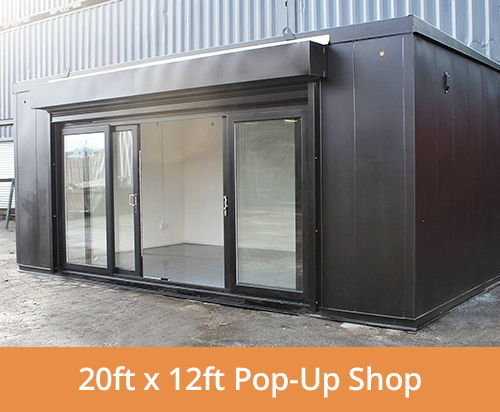 10ft wide pop up shop