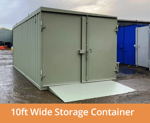 10ft wide container