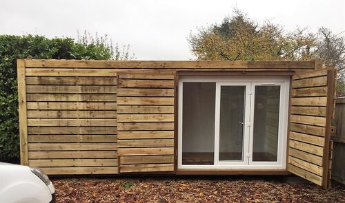 cladded garden room