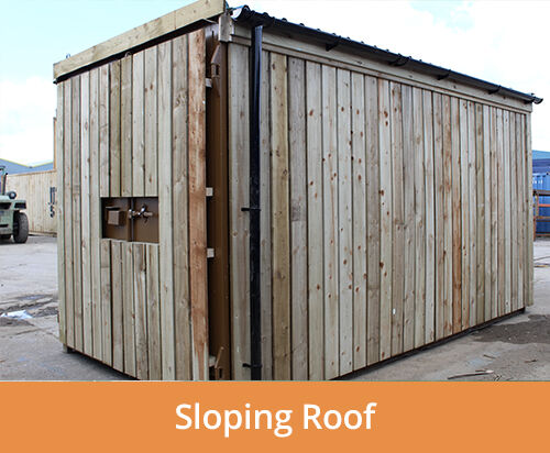 sloping roof