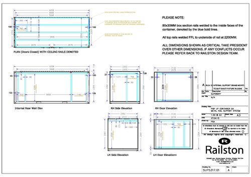 shipping container dimensions and construction details