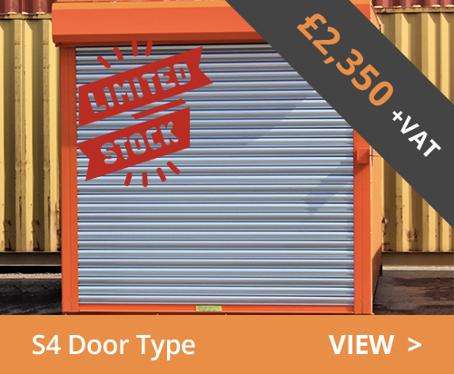 Used 10ft shipping container - S4 doors