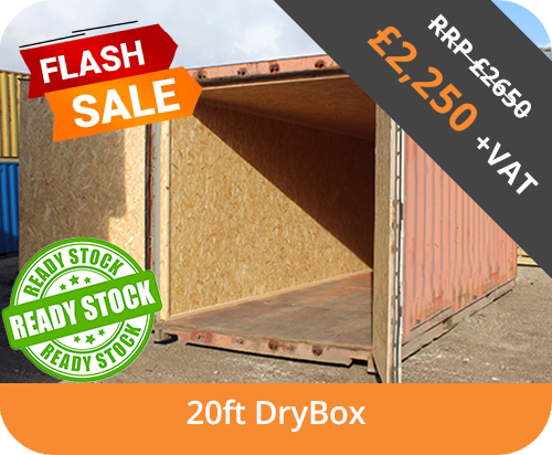20ft DryBox Eco OSB lined insulated shipping container