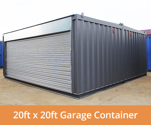 10ft Wide Garage Shipping Container