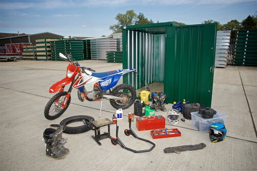 How Big Does a Motorcycle Shed Need To Be? :: Shipping Container News ::  Containers Direct