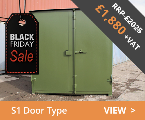 10ft used container S1 doors