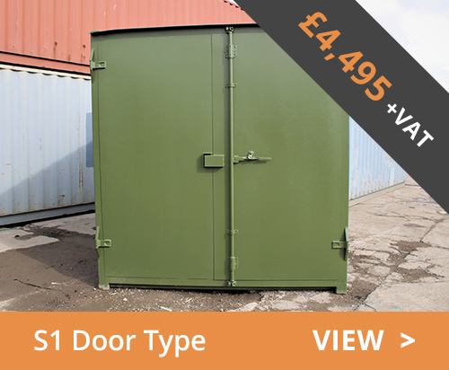 40ft used container S1 doors