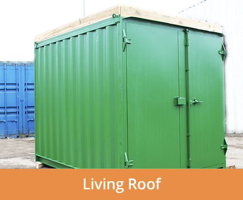 living roof for shipping containers